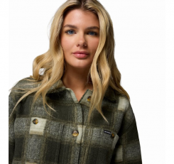 Columbia - Wildest Venture Long Fleece Coat Greenscape Blurred Ombre