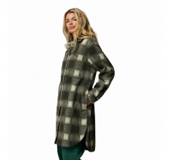 Columbia - Wildest Venture Long Fleece Coat Greenscape Blurred Ombre