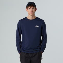 The North Face - M L/S Simple Dome Tee Summit Navy