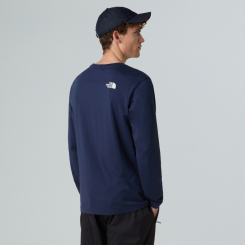 The North Face - M L/S Simple Dome Tee Summit Navy