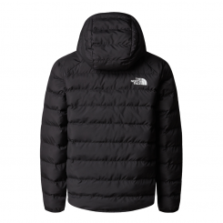 The North Face - Girl's Reversible Perrito Hooded Jacket TNF Black/Smoked Pearl