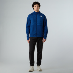 The North Face - M Reaxion 2.0 Fleece Hybrid Full Zip Jacket Estate Blue Dark Heather