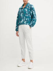 The North Face - W Mountain Athletics Fleece 1/4 Zip Print Deep Cypress Painted