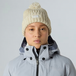 The North Face - Σκούφος Cozy Chunky Cabin Beanie Gardenia White/Gravel