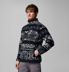 Columbia - Rugged Ridge High Pile Half Zip Black Deschutes Days