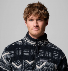 Columbia - Rugged Ridge High Pile Half Zip Black Deschutes Days