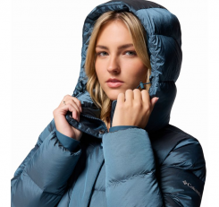 Columbia - W Amaze Puff Hooded Jacket Everblue High Shine