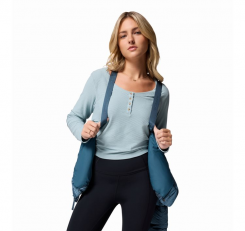 Columbia - W Amaze Puff Hooded Jacket Everblue High Shine