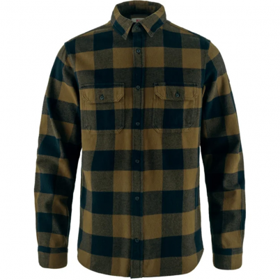 Fjallraven - M Ovik Heavy Flannel Shirt Wood Brown...