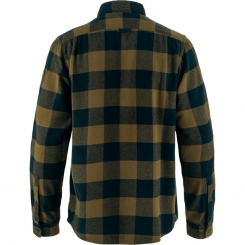 Fjallraven - M Ovik Heavy Flannel Shirt Wood Brown/Dark Navy