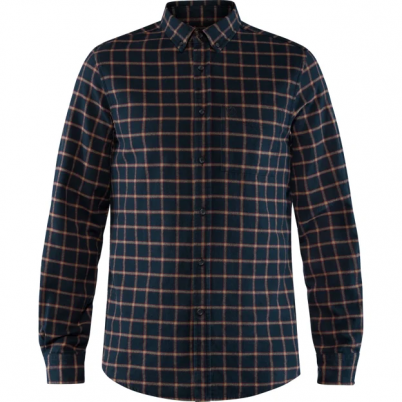 Fjallraven - Ovik Flannel Shirt M Dark Navy