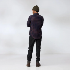 Fjallraven - Ovik Flannel Shirt M Dark Navy