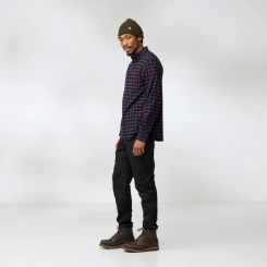 Fjallraven - Ovik Flannel Shirt M Dark Navy