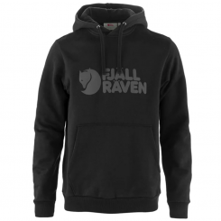 Fjallraven - Logo Hoodie M Black