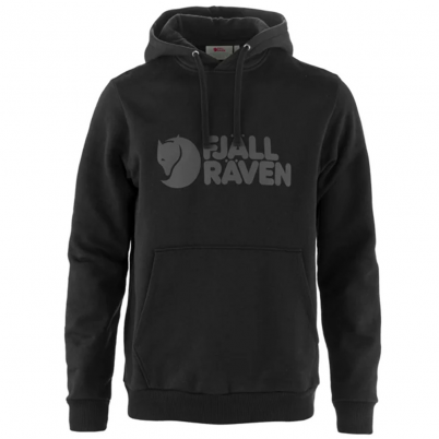 Fjallraven - Logo Hoodie M Black