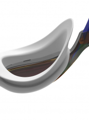 Speedo - Vue Mirror Fitness White/Blue