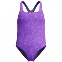 Speedo - Girls Hyberboom Medalist Allover Print Sw...