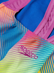 Speedo - Girls Digital Allover Poweback Multicolor