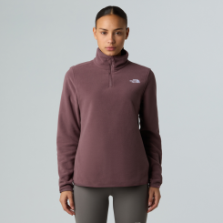 The North Face - W 100 Glacier 1/4 Zip Jacket Tawny Quartz