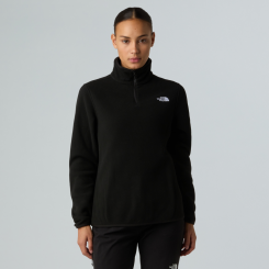The North Face - W 100 Glacier 1/4 Zip Jacket Tnf Black