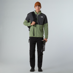 The North Face - M Glacier Heavyweight Full Zip Bark Mist/Asphalt Grey