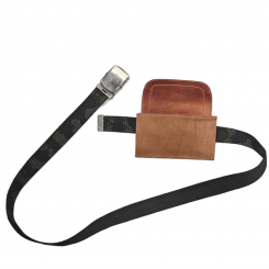 Kouros Leather - Φυσιγγιοθήκη Ζώνης Δερμάτινη 5 Θέσεων Με Καπάκι