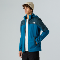 The North Face - Diablo Softshell Detachable Hood Mineral Ink/Deep Cypress