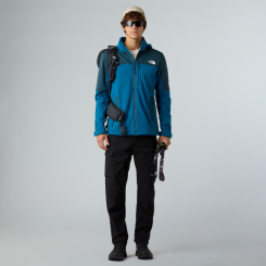 The North Face - Diablo Softshell Detachable Hood Mineral Ink/Deep Cypress