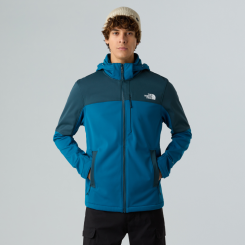 The North Face - Diablo Softshell Detachable Hood Mineral Ink/Deep Cypress