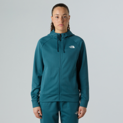 The North Face - W Reaxion 2.0 Hooded Full Zip Jacket Space Dark Heather