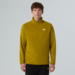The North Face - M Glacier Fleece 1/4 Zip Jacket Deep Dijon