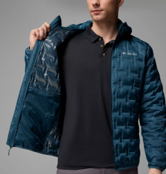 Columbia - Delta Ridge II Down Hooded Jacket Everblue