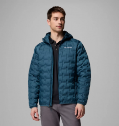 Columbia - Delta Ridge II Down Hooded Jacket Everblue