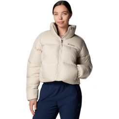 Columbia - W Puffect II Cropped Jacket Dark Stone
