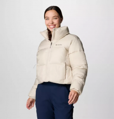 Columbia - W Puffect II Cropped Jacket Dark Stone
