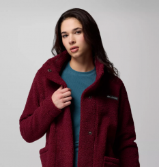 Columbia - W Panorama Long Jacket Rich Wine