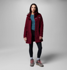 Columbia - W Panorama Long Jacket Rich Wine
