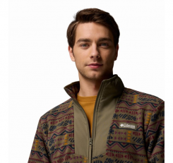 Columbia - Sequoia Grove Printed Full Zip Fleece Stone Green Horizons