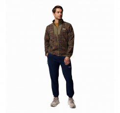 Columbia - Sequoia Grove Printed Full Zip Fleece Stone Green Horizons