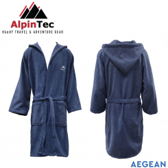 Alpintec - Μπουρνούζι Παιδικό Microfiber Aegean Navy