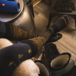 Smartwool - Snowboard Iguchi x Arbor Over The Calf Socks Black