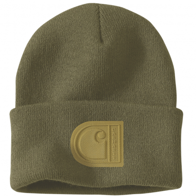 Carhartt - Σκούφος Knit Cuffed C Patch Beanie Dark...