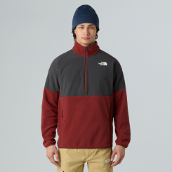 The North Face - M Glacier Heavyweight 1/2 Zip Sumac/Asphalt Grey