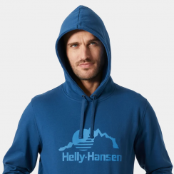 Helly Hansen - Nord Graphic Pull Over Hoodie Navy