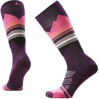 Smartwool - W Ski Pattern Over The Calf Socks Purp...