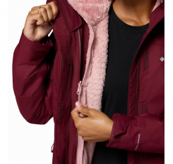 Columbia - W Bugaboo III Fleece Interchange Jacket Rich Wine