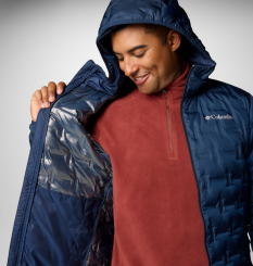 Columbia - Delta Ridge II Down Hooded Jacket Collegiate Navy