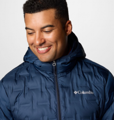 Columbia - Delta Ridge II Down Hooded Jacket Collegiate Navy
