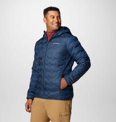 Columbia - Delta Ridge II Down Hooded Jacket Collegiate Navy