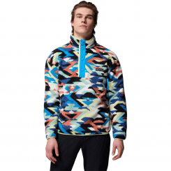 Columbia - Helvetia II Printed Half Snap Fleece Compass Blue Reflections